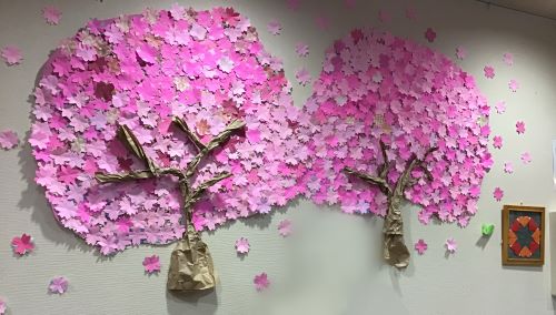 デイサービスの中に満開の桜 ～癒しのデイサービス船橋東