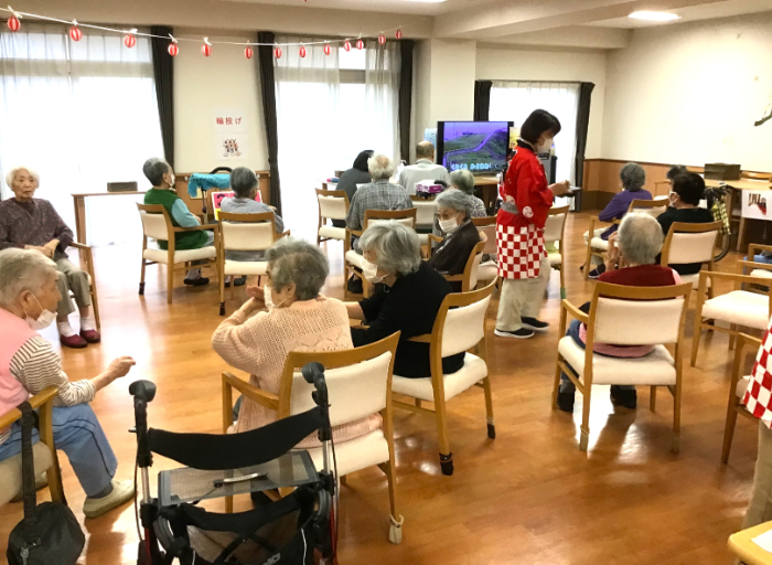 夏の終わりの夏祭り ～シニア町内会稲毛園生