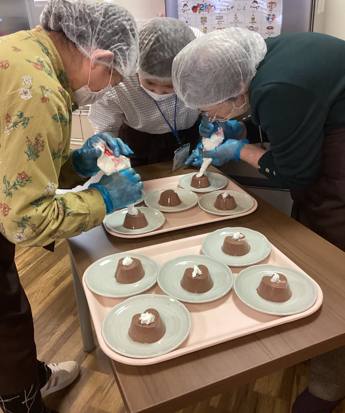 2月の手作りおやつ🍫♡ ～癒しのデイサービス稲毛